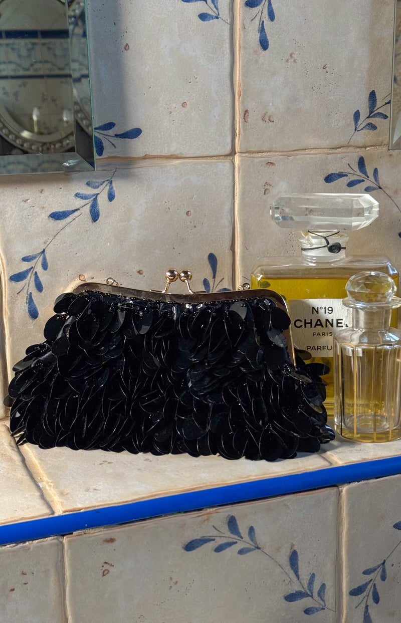 Pochette Carla - Noire - ROSABAYA