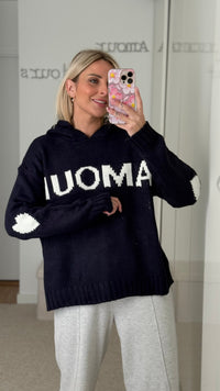 Pull Amour - Marine - ROSABAYA