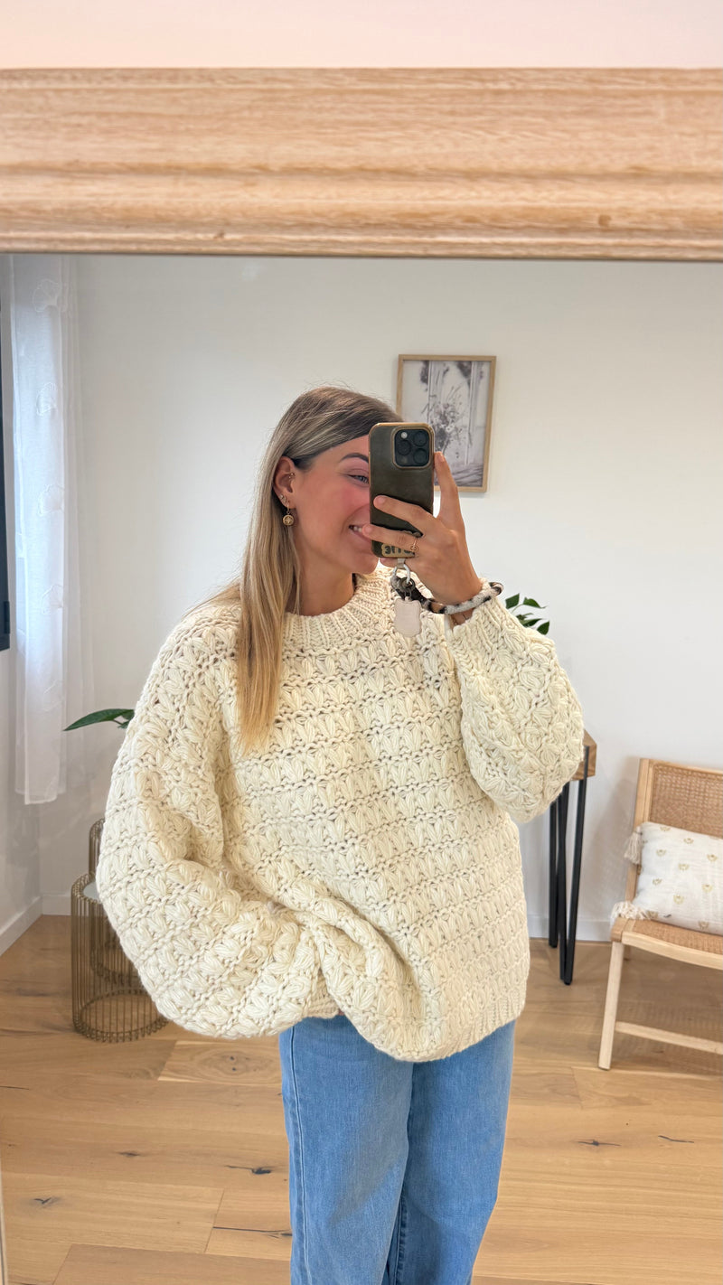 Pull Ashley - Beige - ROSABAYA