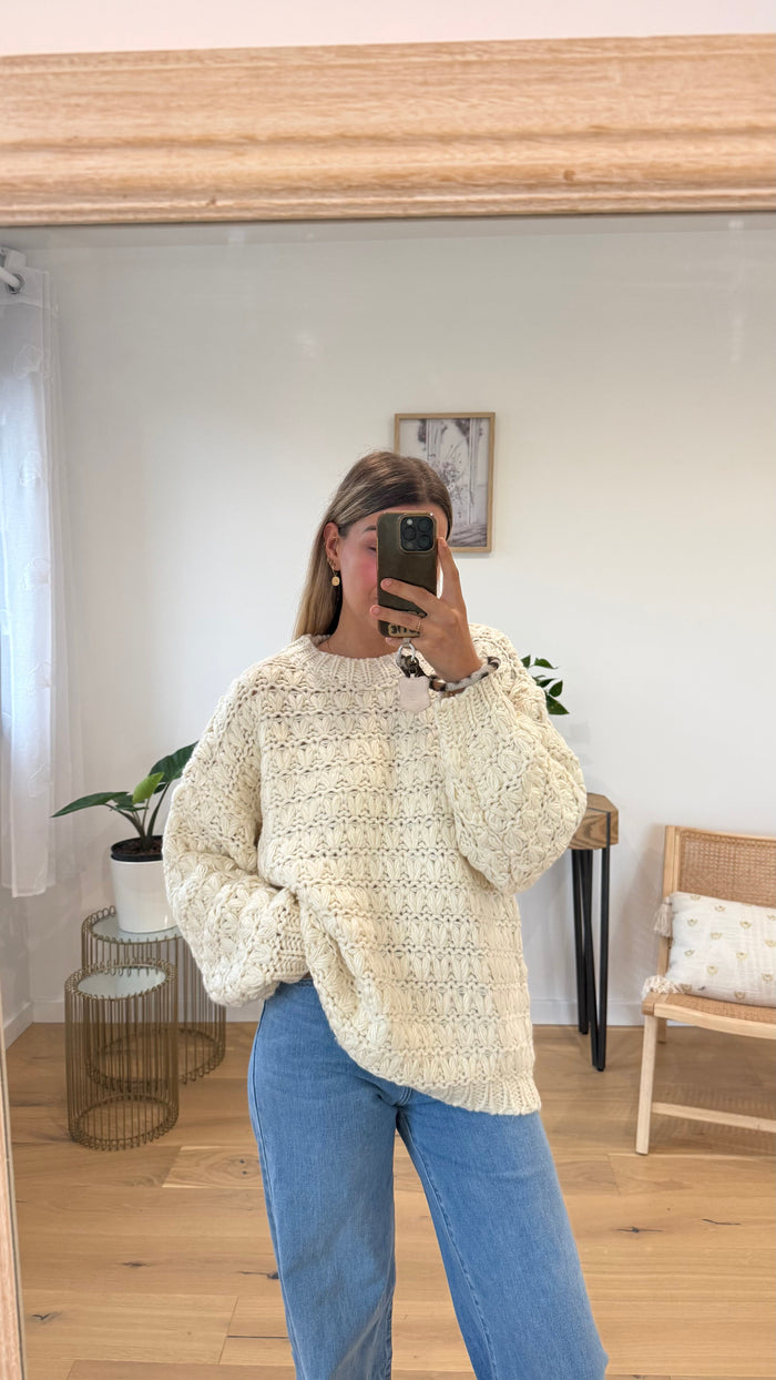 Pull Ashley - Beige - ROSABAYA