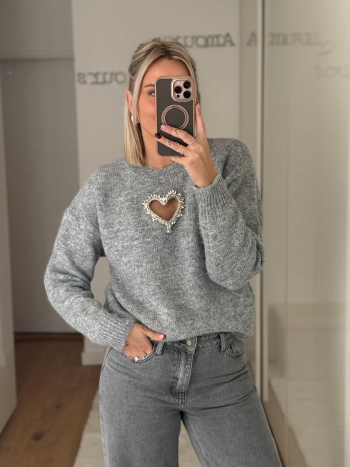 Pull Aurore - Gris - ROSABAYA