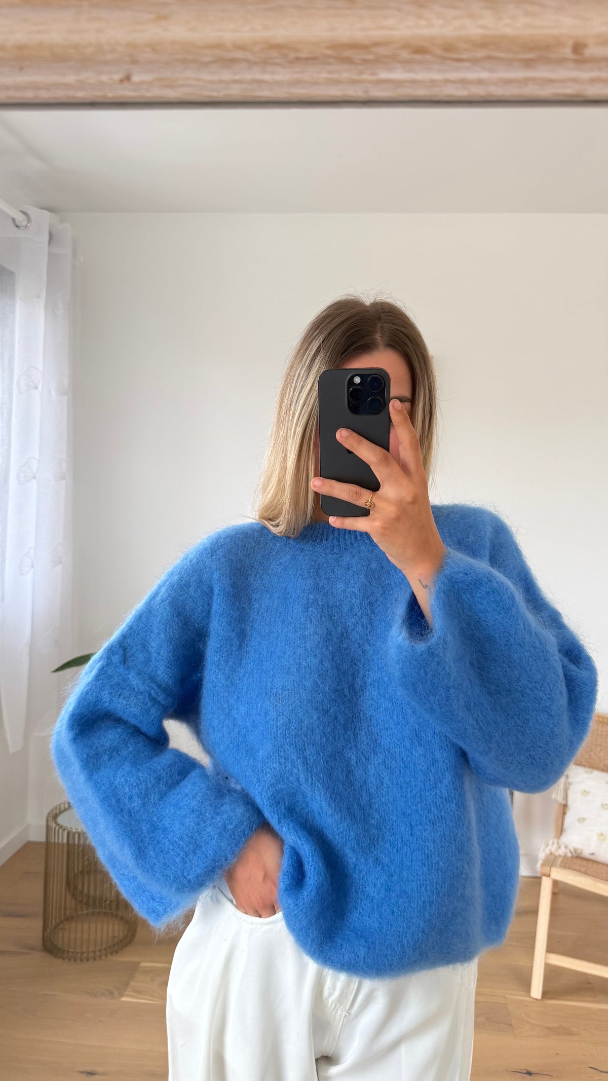 Pull Carla - Bleu - ROSABAYA
