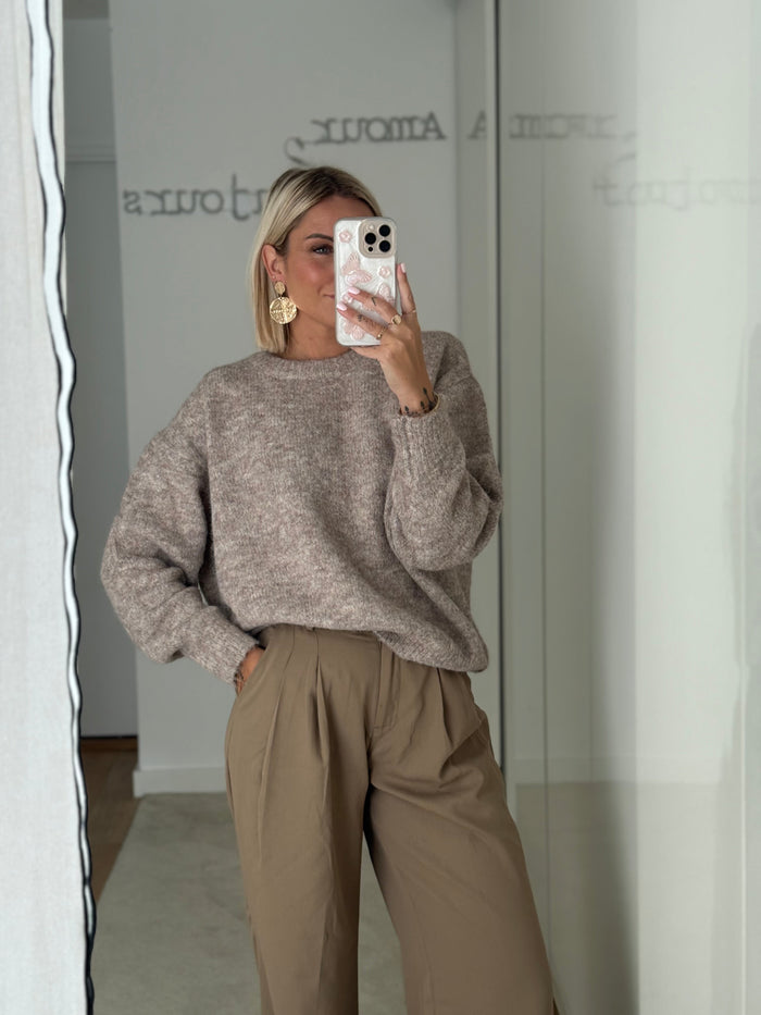 Pull Charlie - Taupe - ROSABAYA