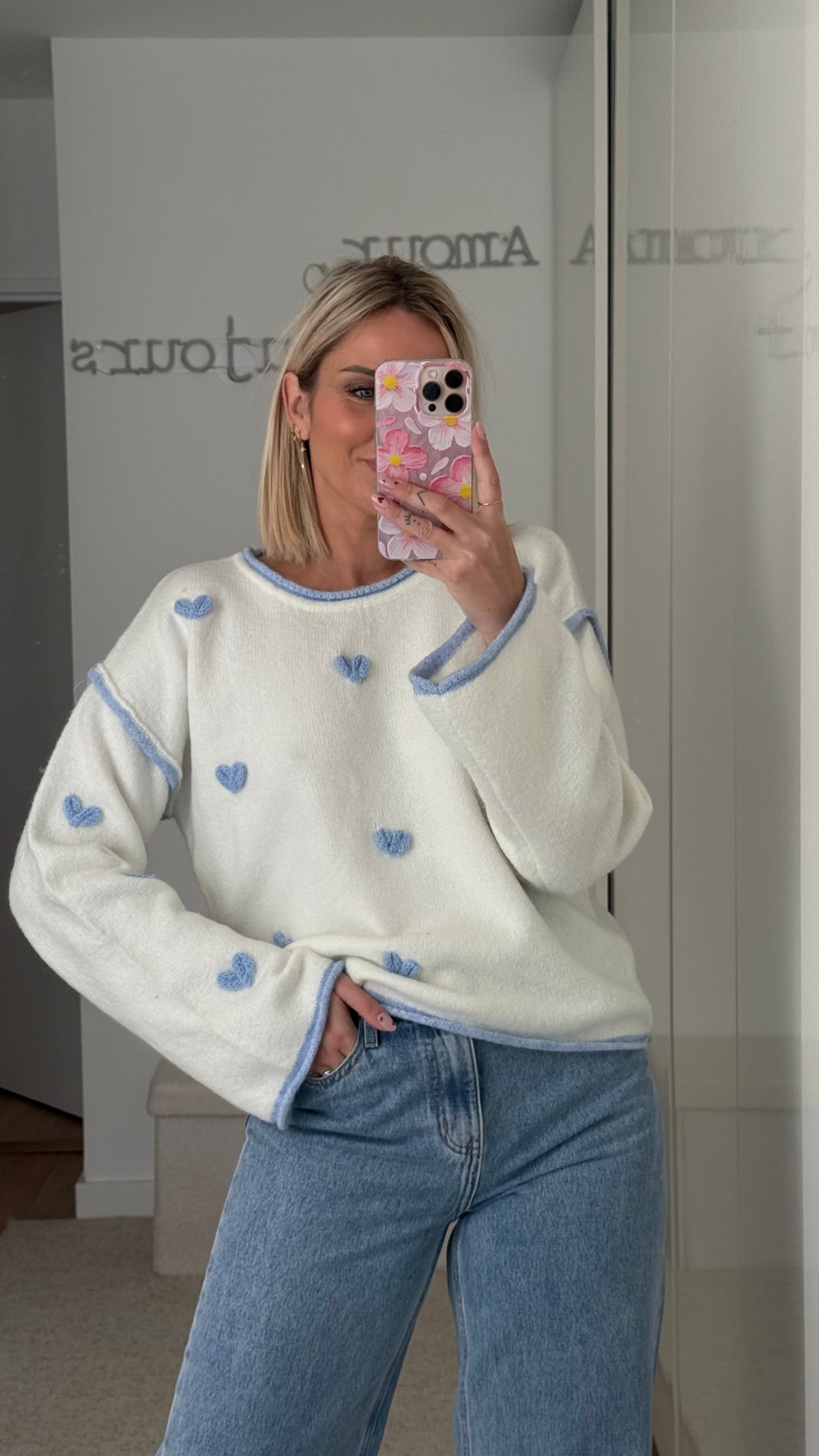 Pull Greta - Bleu - ROSABAYA