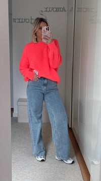 Pull Jylo - Corail - ROSABAYA
