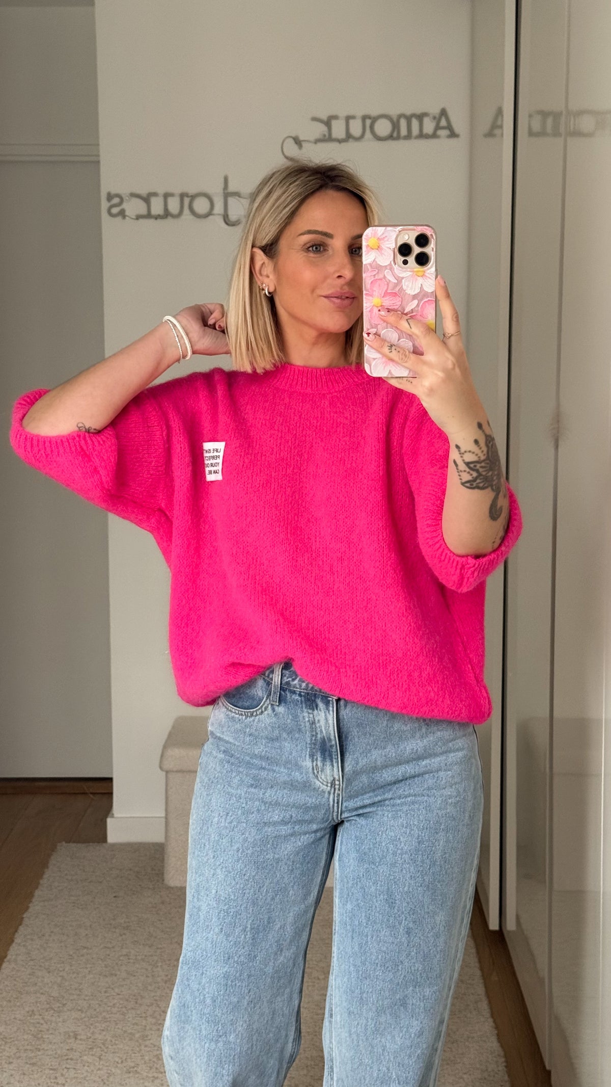 Pull manches courtes Jylo - ROSABAYA