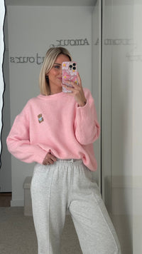 Pull Ourson - Rose (Précommande) - ROSABAYA