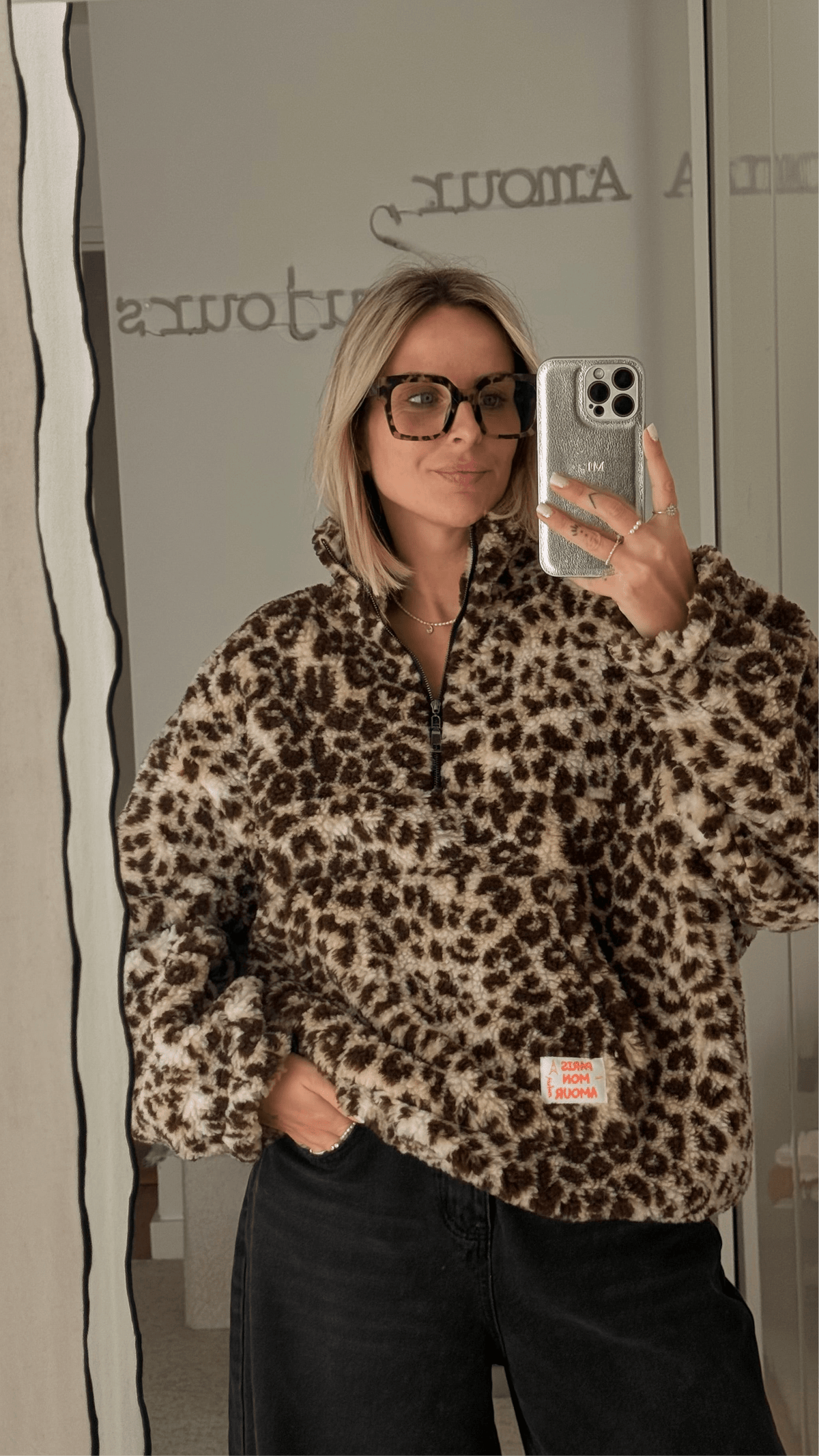 Pull polaire léopard - ROSABAYA