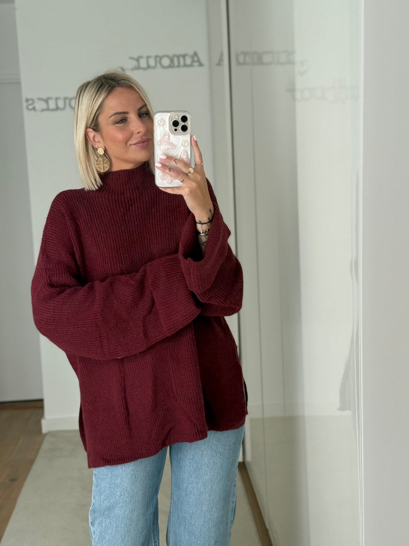 Pull Sally - Bordeaux - ROSABAYA