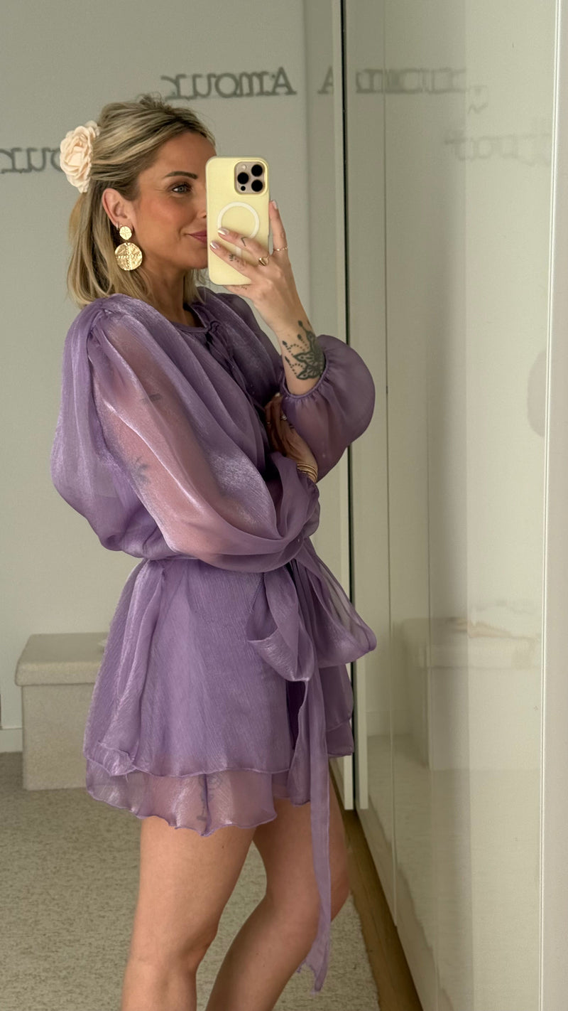 Robe Carlita - Lilas - ROSABAYA