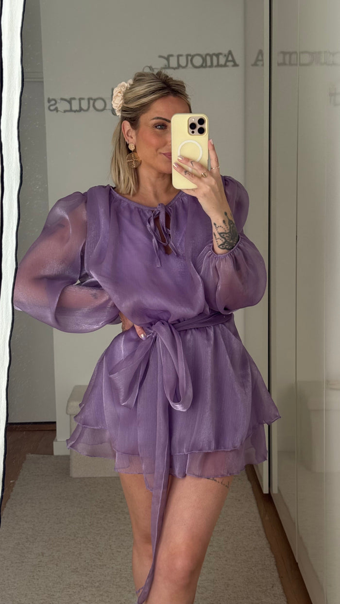 Robe Carlita - Lilas - ROSABAYA