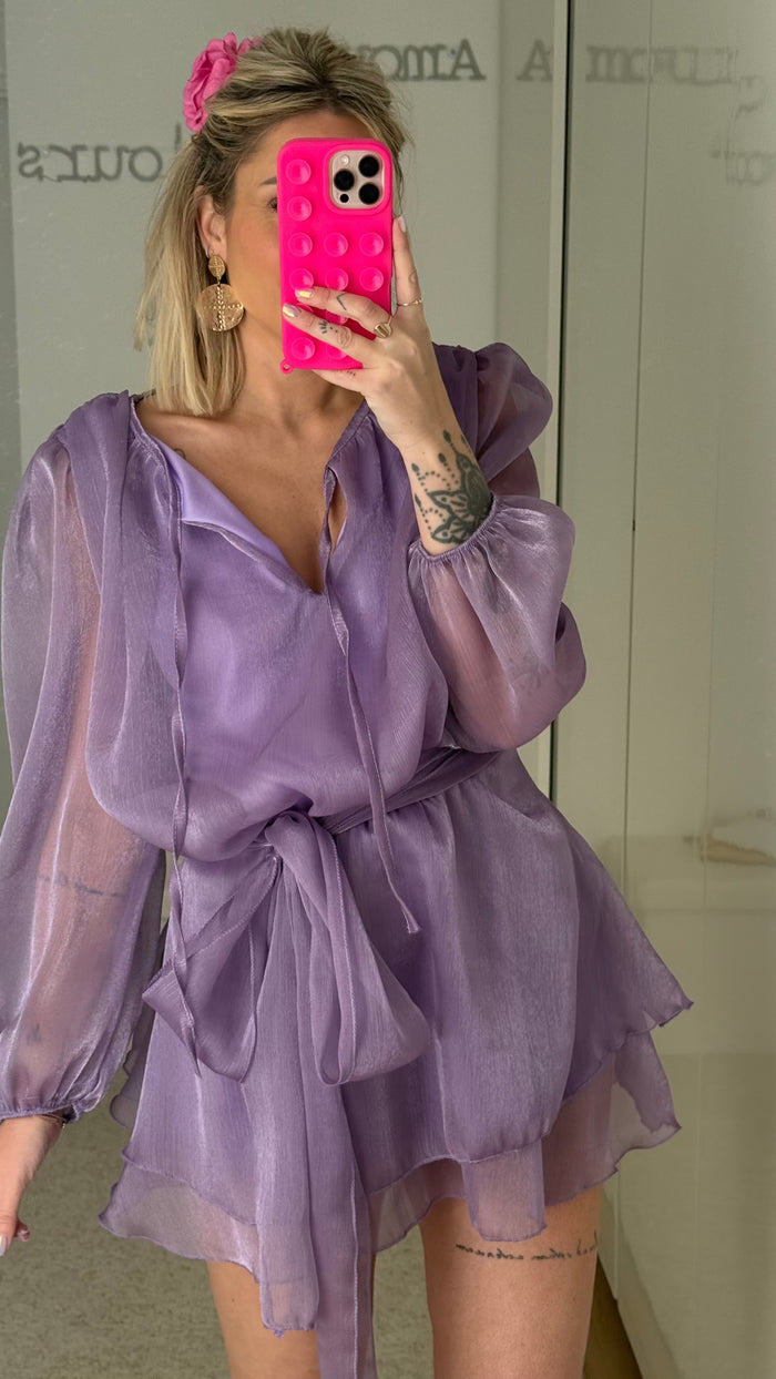 Robe Carlita - Lilas - ROSABAYA