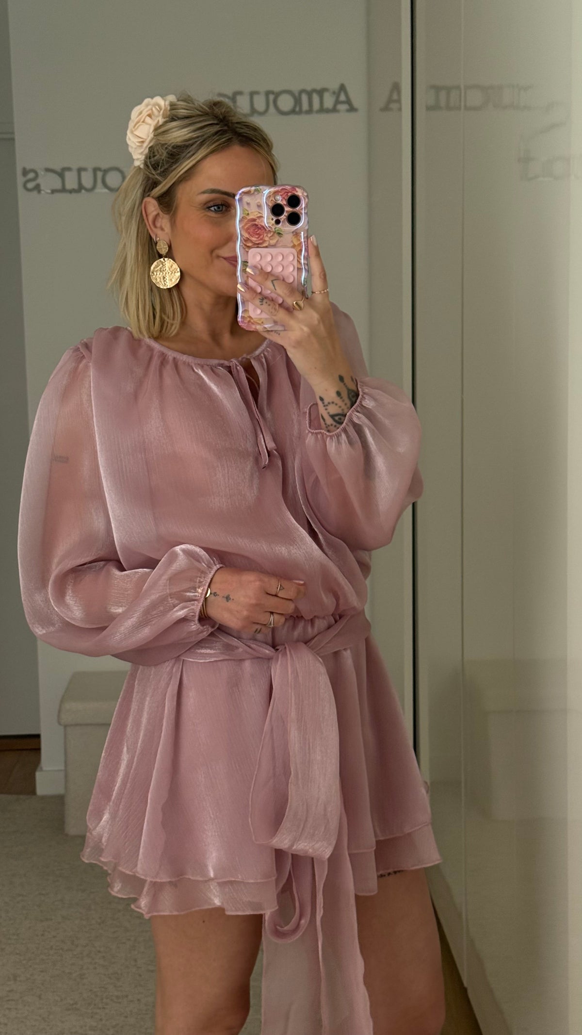 Robe Carlita - Rose - ROSABAYA