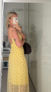 Robe Dotty - Jaune - ROSABAYA