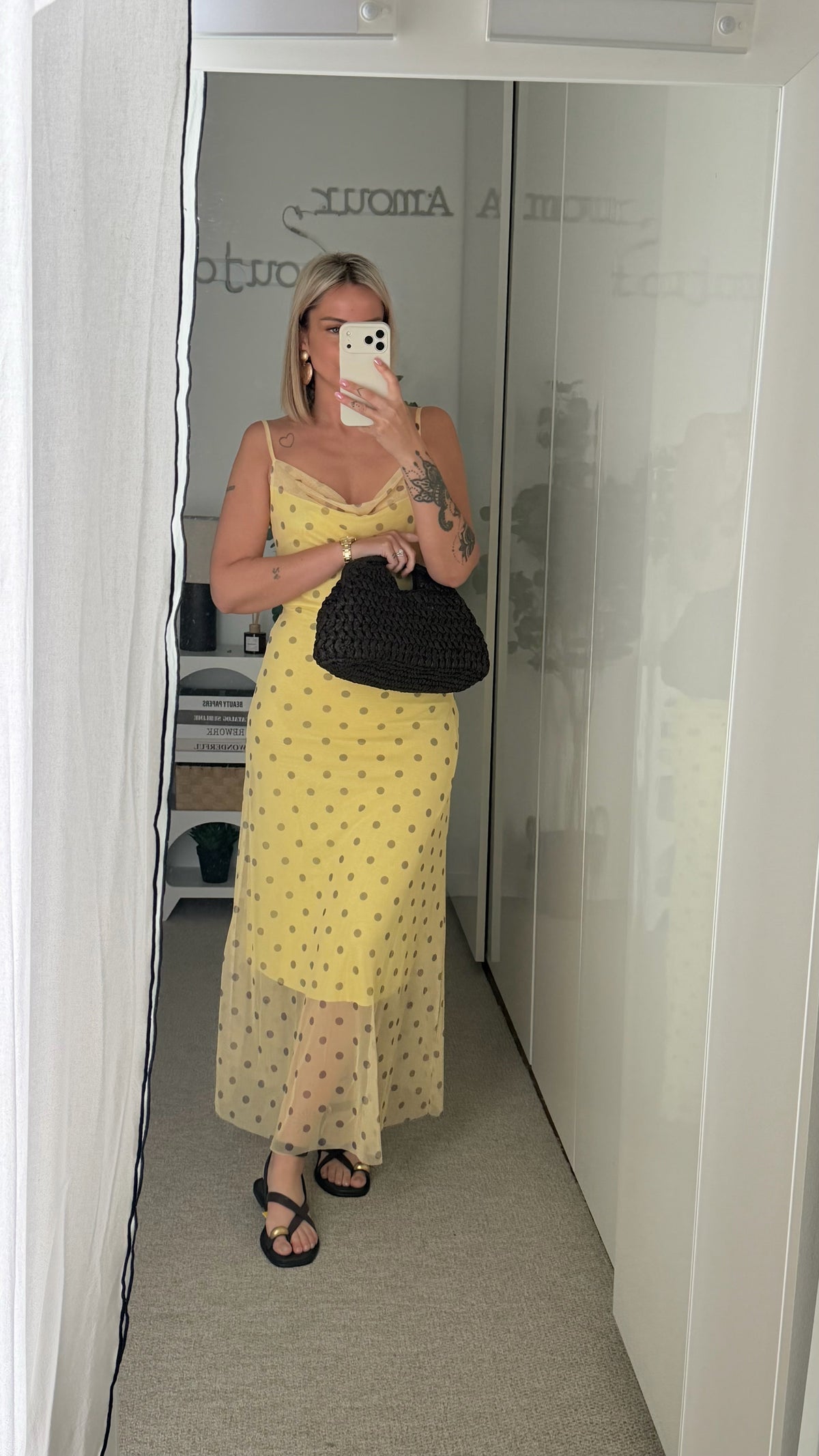 Robe Dotty - Jaune - ROSABAYA