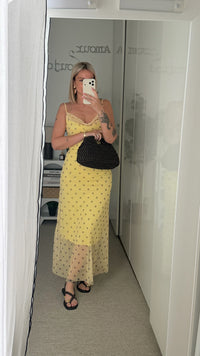 Robe Dotty - Jaune - ROSABAYA