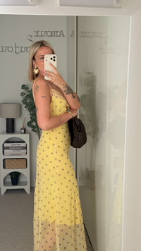 Robe Dotty - Jaune - ROSABAYA