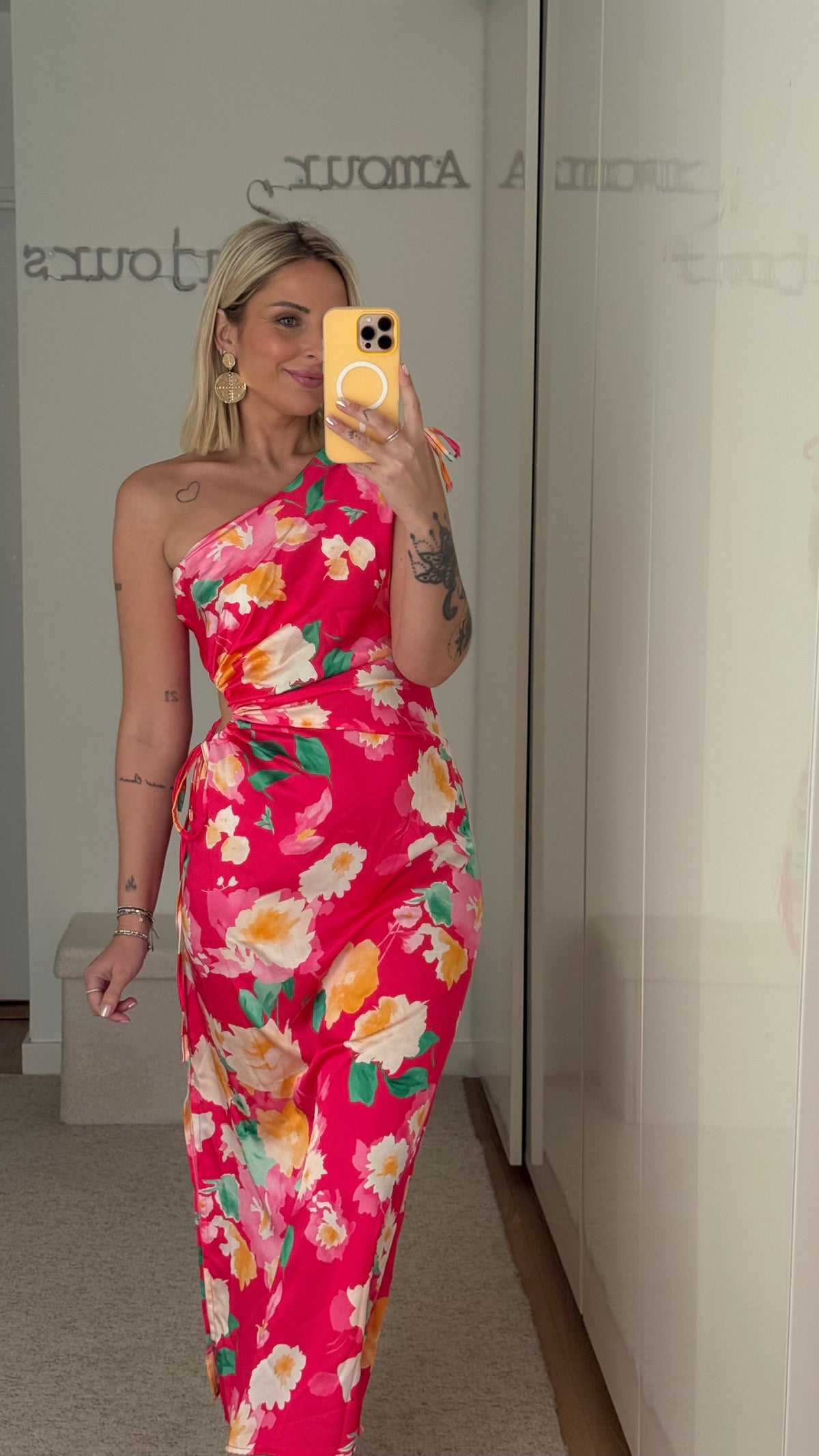 Robe Fleurs - Fuchsia - ROSABAYA