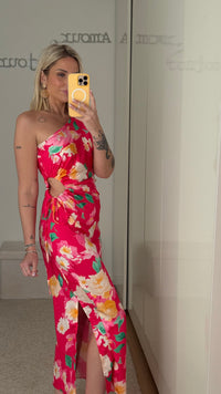 Robe Fleurs - Fuchsia - ROSABAYA