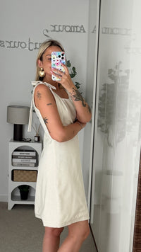 Robe Inès - Écrue - ROSABAYA