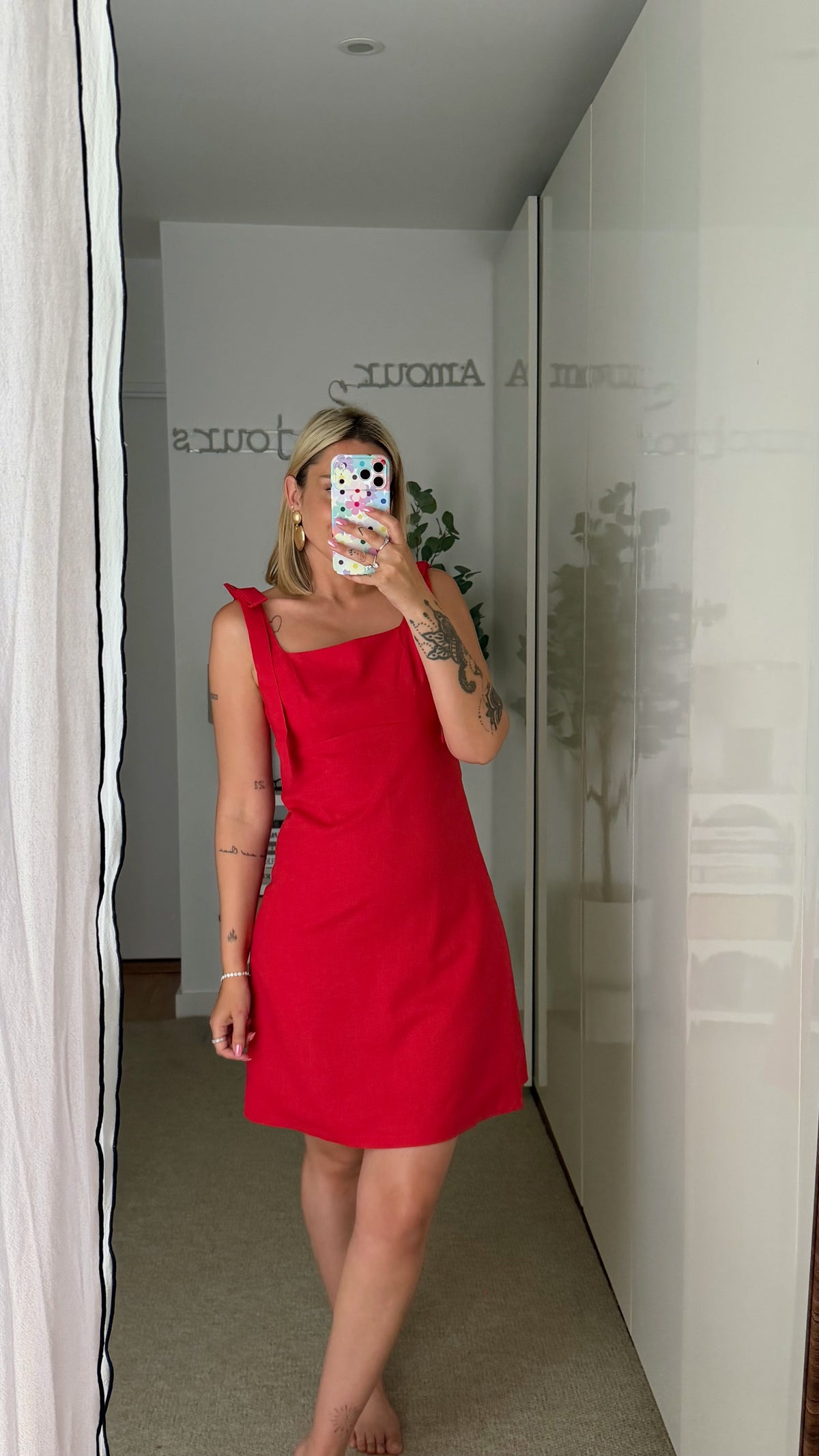 Robe Inès - Rouge - ROSABAYA