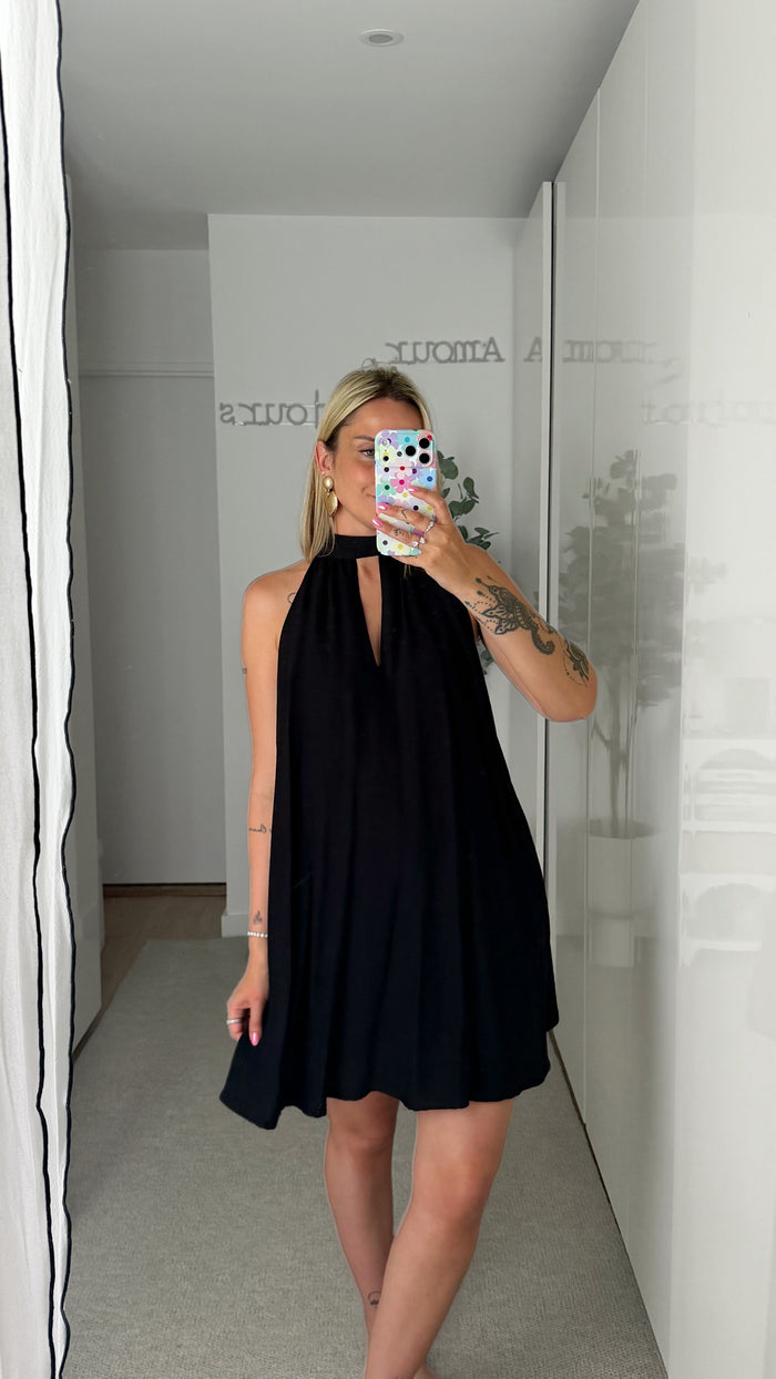 Robe Lina - Noire - ROSABAYA