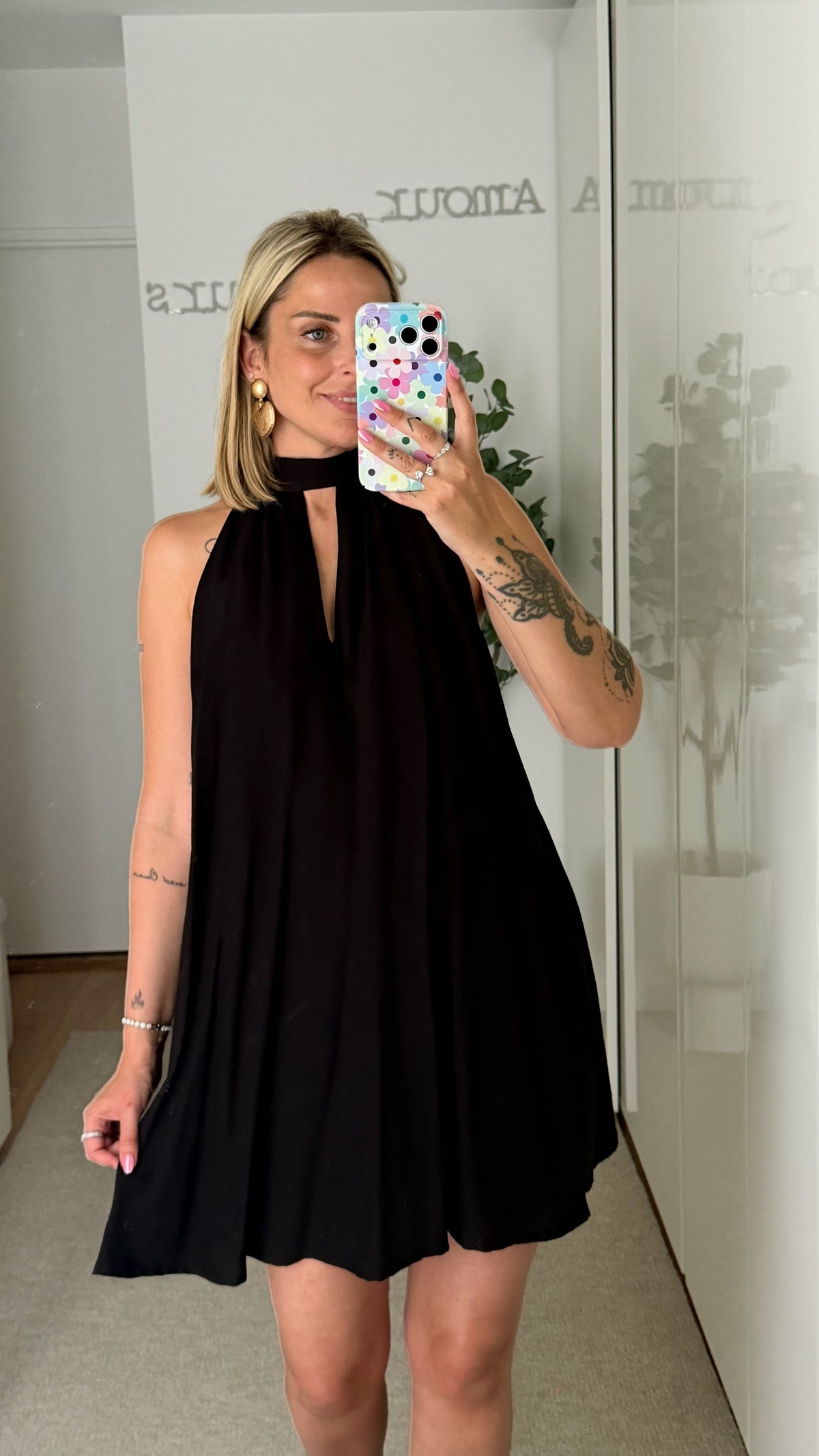 Robe Lina - Noire - ROSABAYA