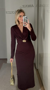 Robe Lucia - Bordeaux - ROSABAYA