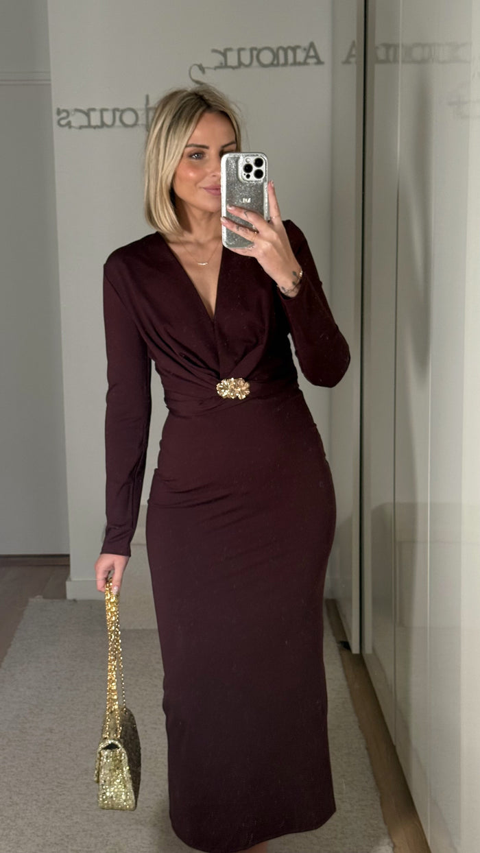 Robe Lucia - Bordeaux - ROSABAYA