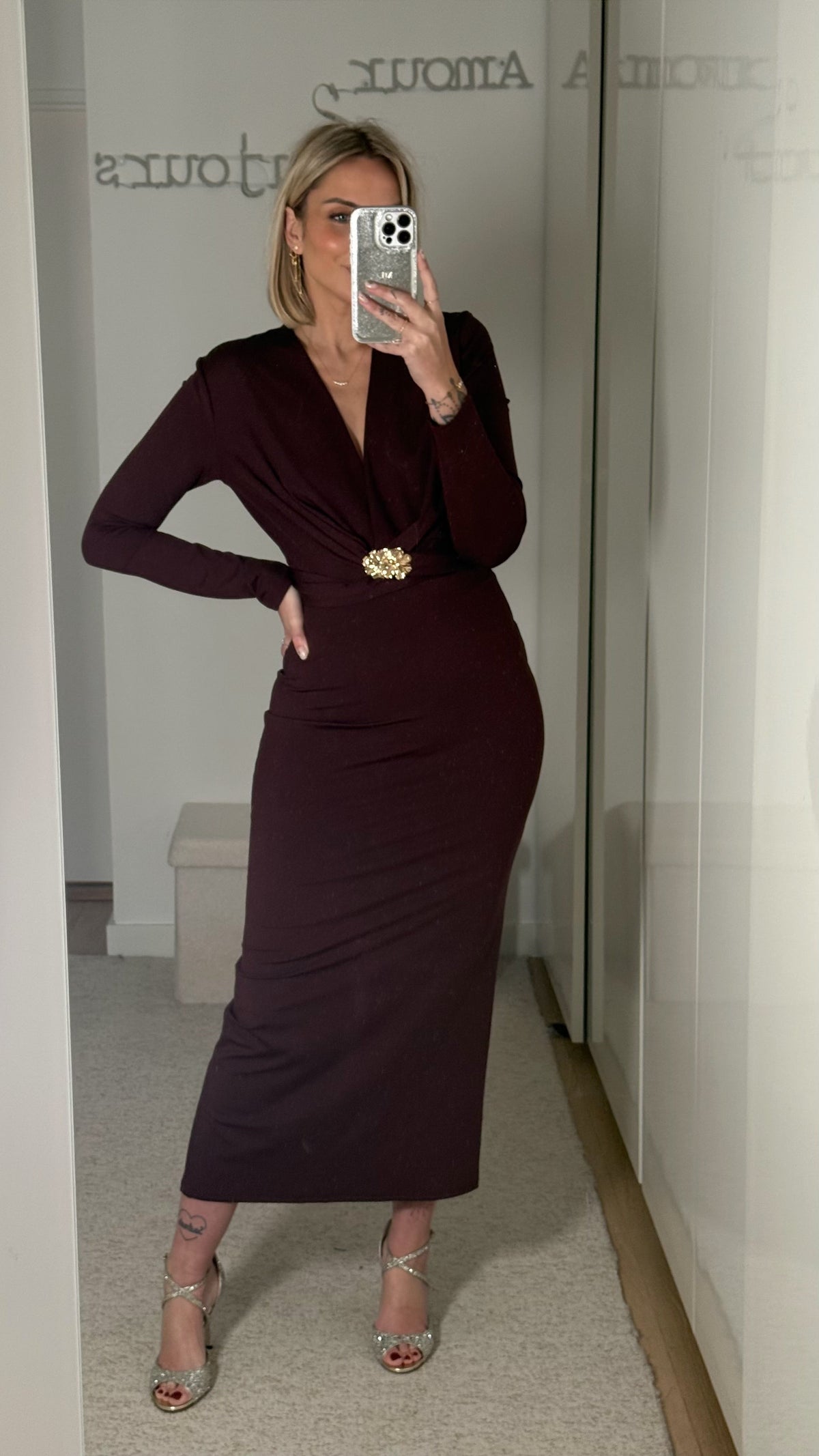 Robe Lucia - Bordeaux - ROSABAYA