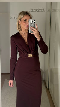 Robe Lucia - Bordeaux - ROSABAYA