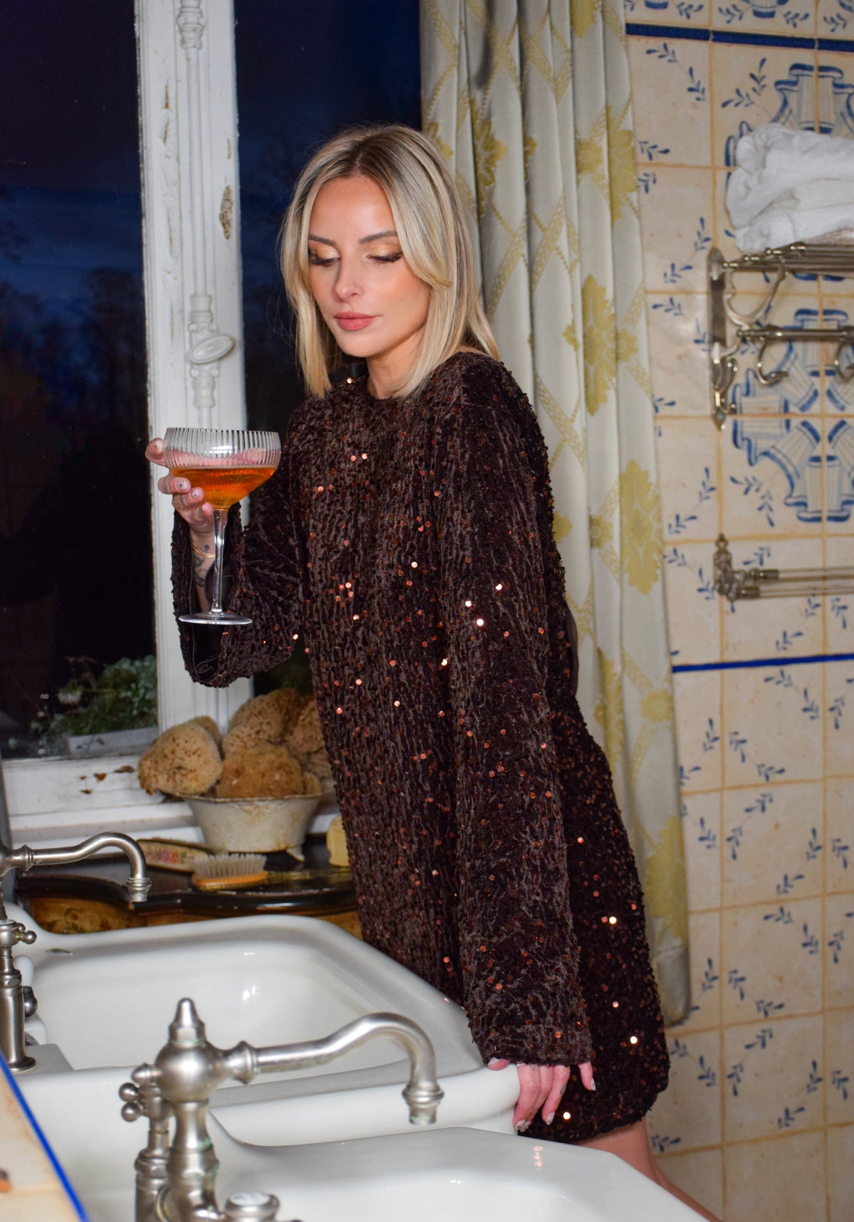 Robe Naomi - Chocolat - ROSABAYA