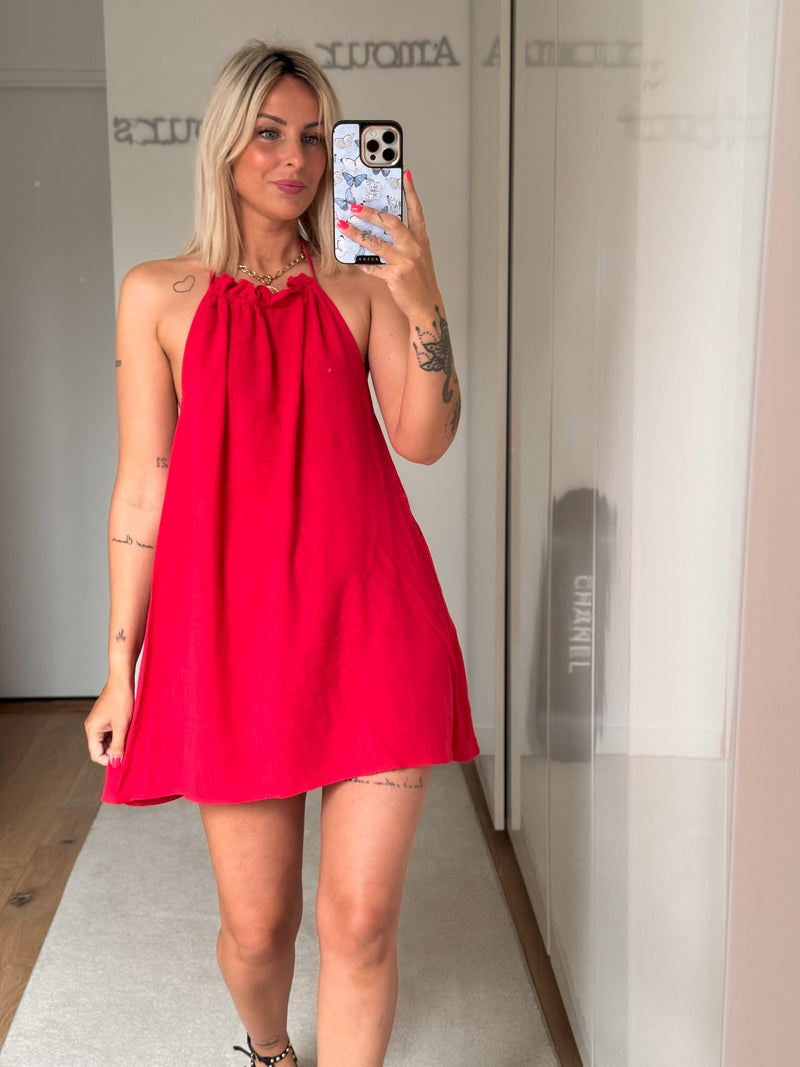 Robe Olga - Rouge - ROSABAYA