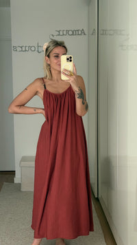 Robe Perles - Terracotta - ROSABAYA