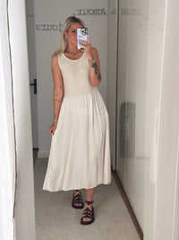 Robe Sabrina - Beige - ROSABAYA