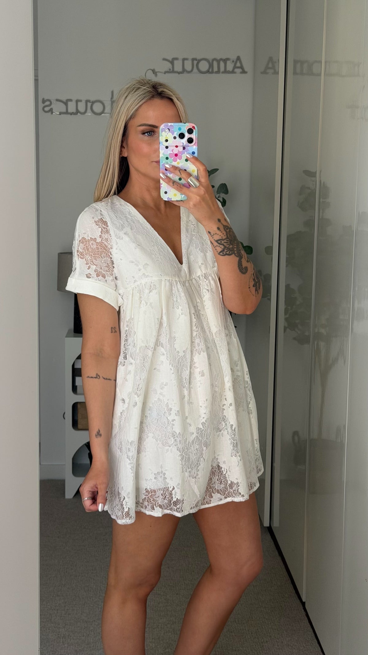 Robe - short Chloé - ROSABAYA