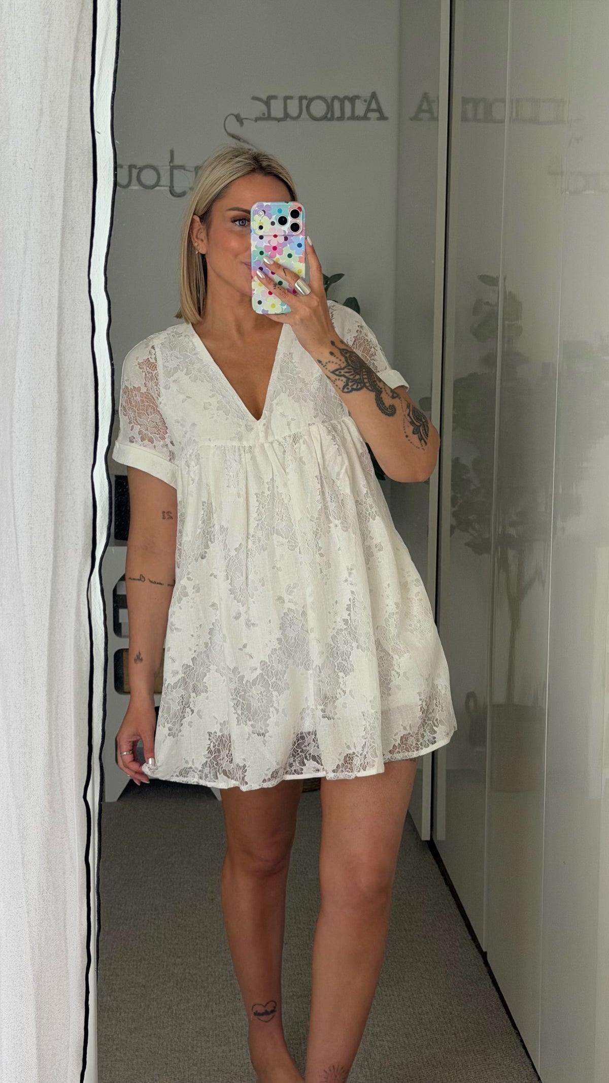 Robe - short Chloé - ROSABAYA
