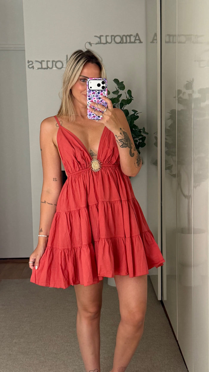 Robe Sienna terracotta - ROSABAYA