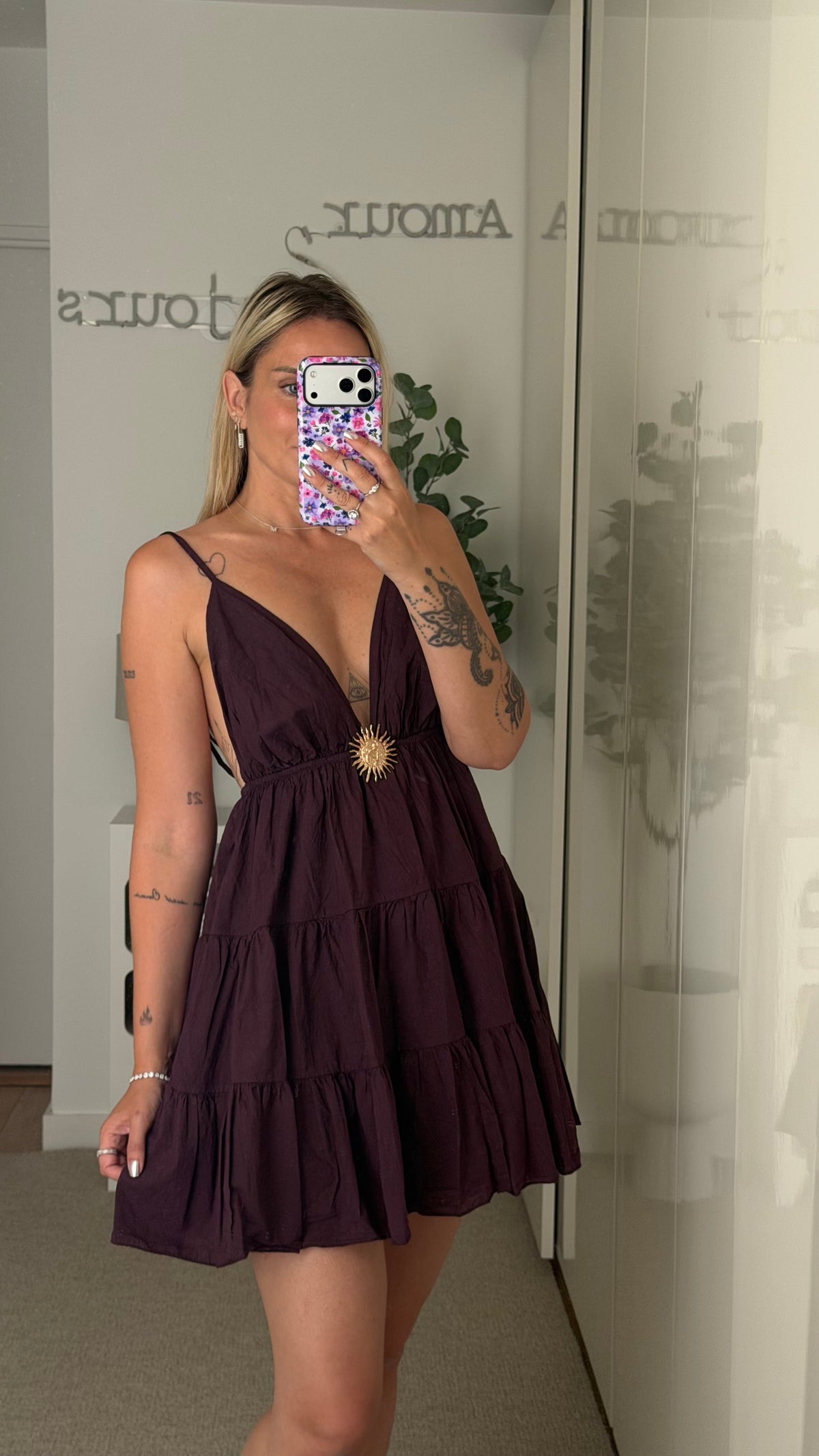Robe Sienna violet - ROSABAYA