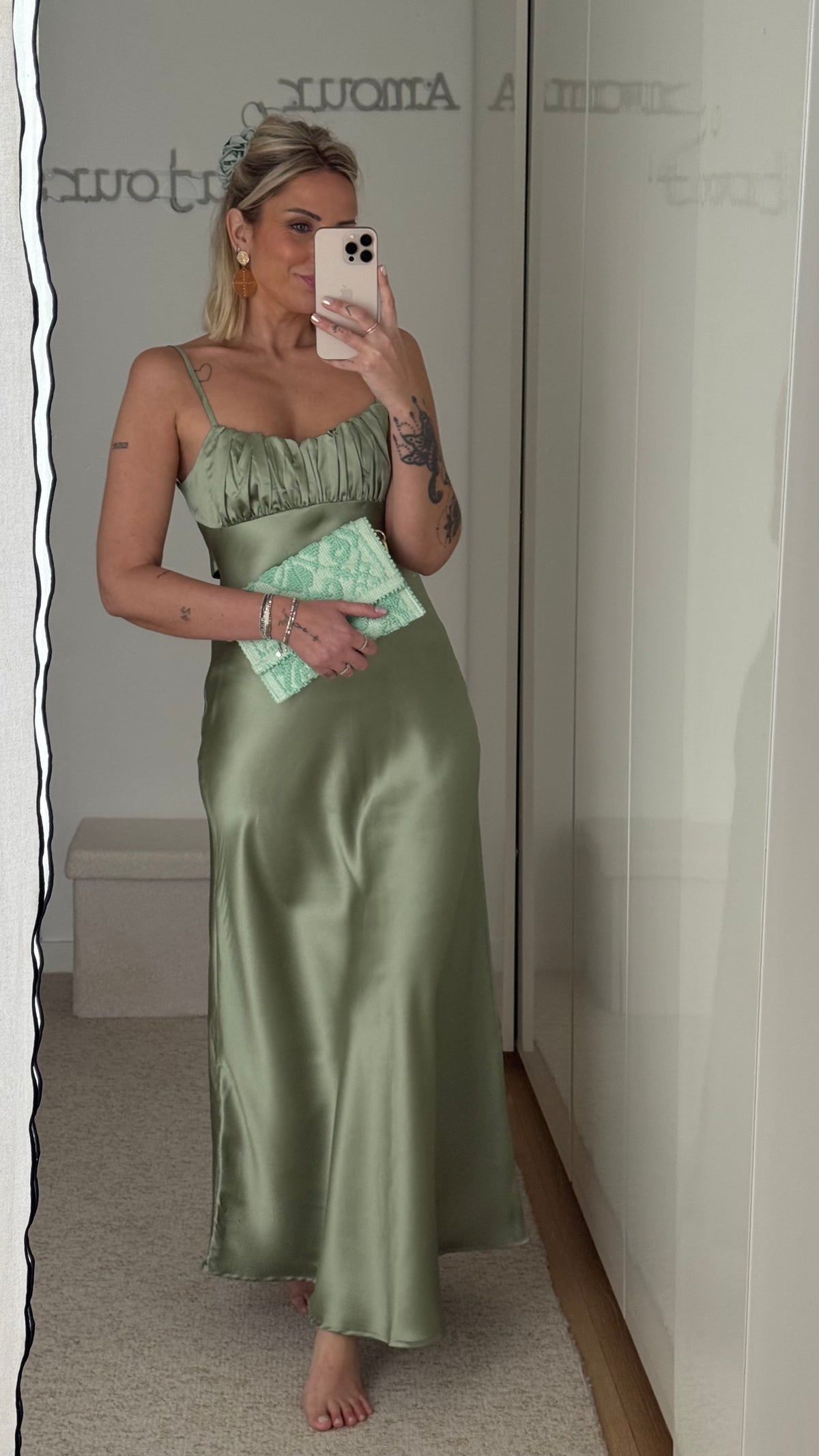 Robe Tira - Vert sauge - ROSABAYA