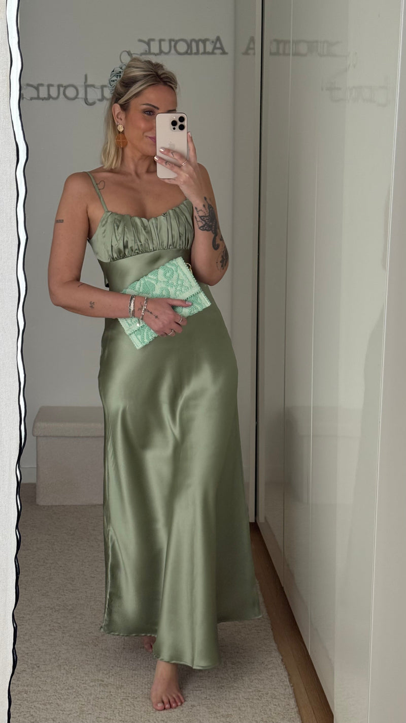 Robe Tira - Vert sauge - ROSABAYA