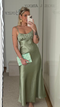 Robe Tira - Vert sauge - ROSABAYA