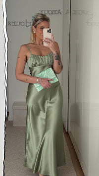 Robe Tira - Vert sauge - ROSABAYA