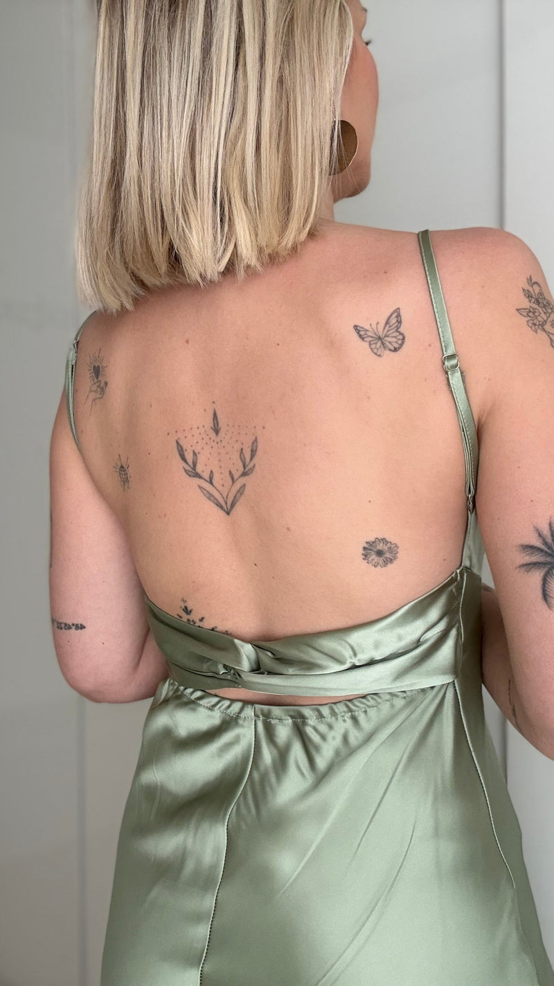 Robe Tira - Vert sauge - ROSABAYA