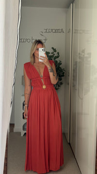 Robe Victoria terracotta - ROSABAYA