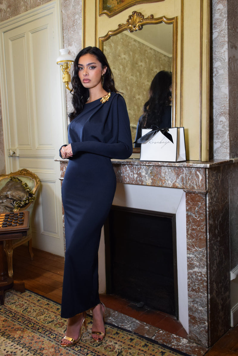 Robe Viviane - Bleu - ROSABAYA