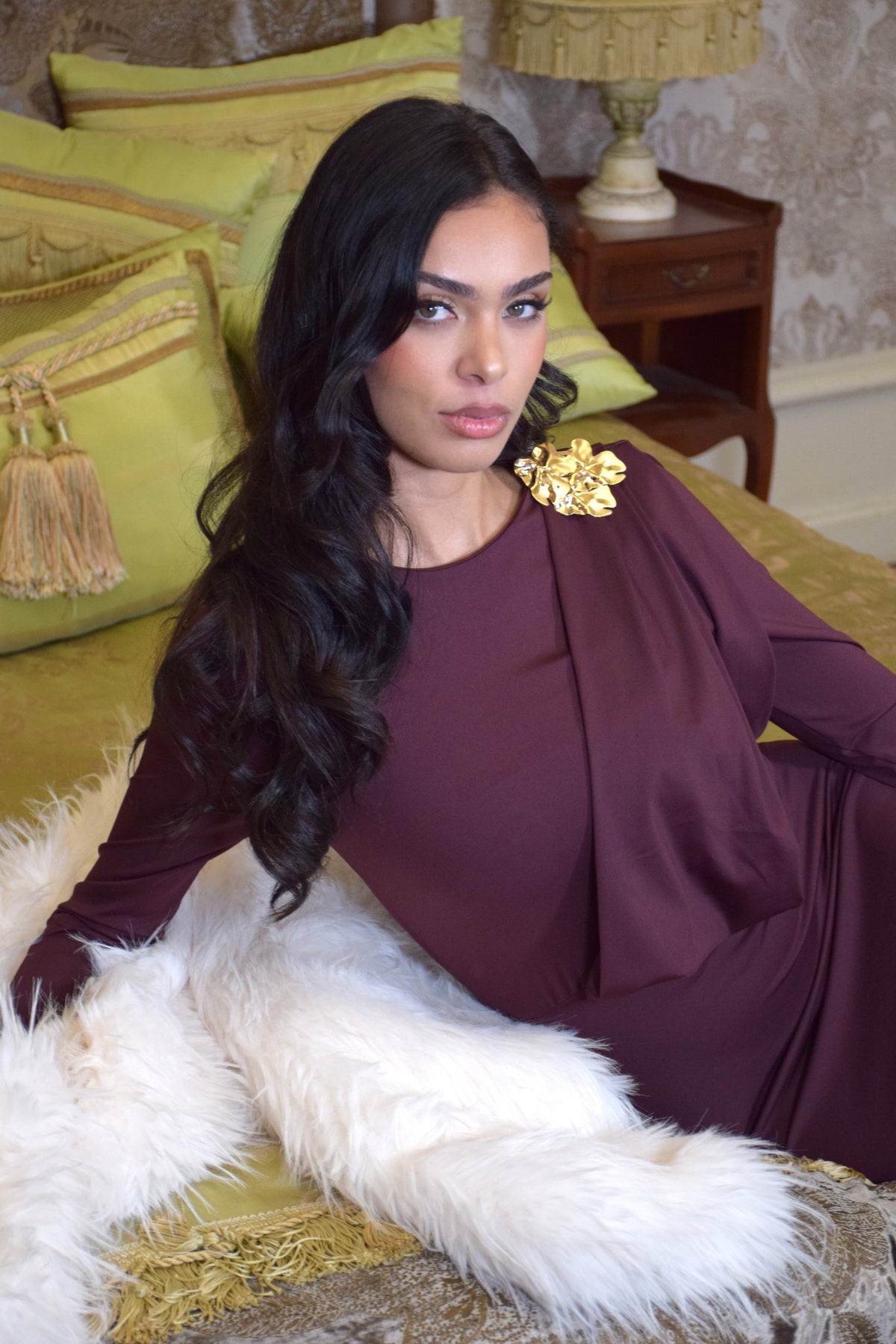 Robe Viviane - Bordeaux - ROSABAYA