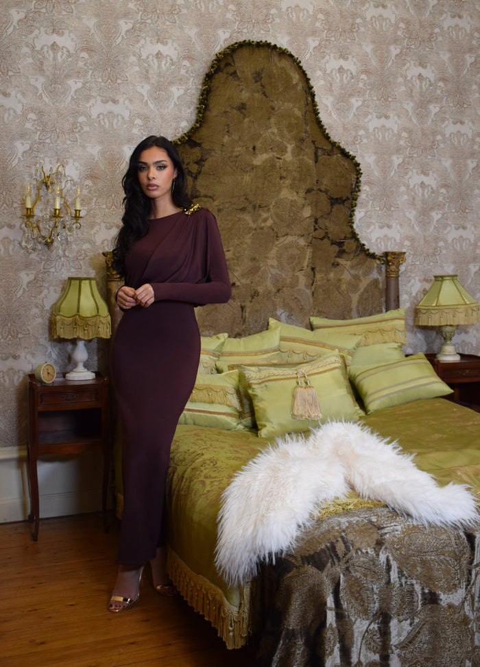 Robe Viviane - Bordeaux - ROSABAYA