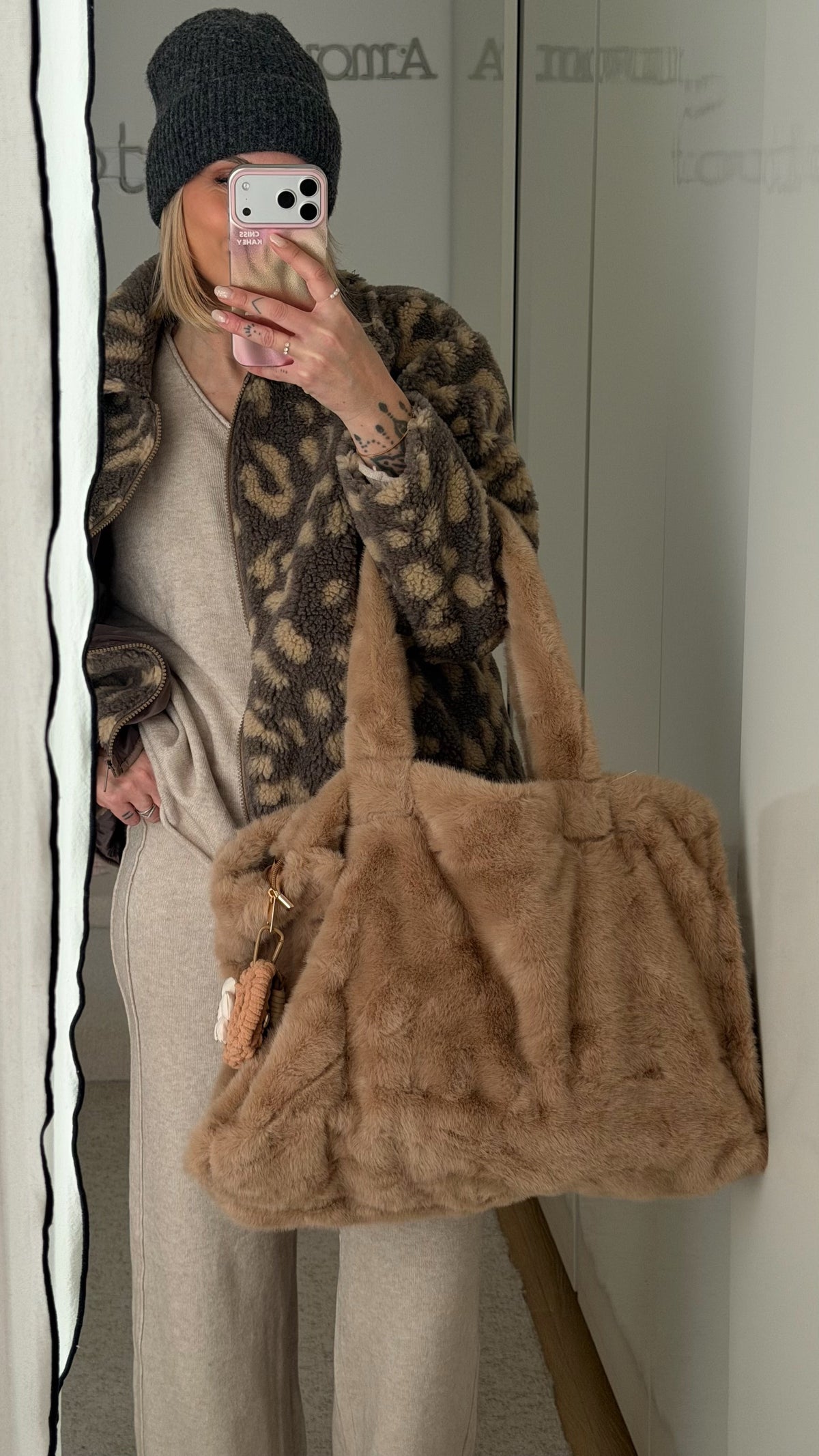 Sac Cabas - Taupe - ROSABAYA