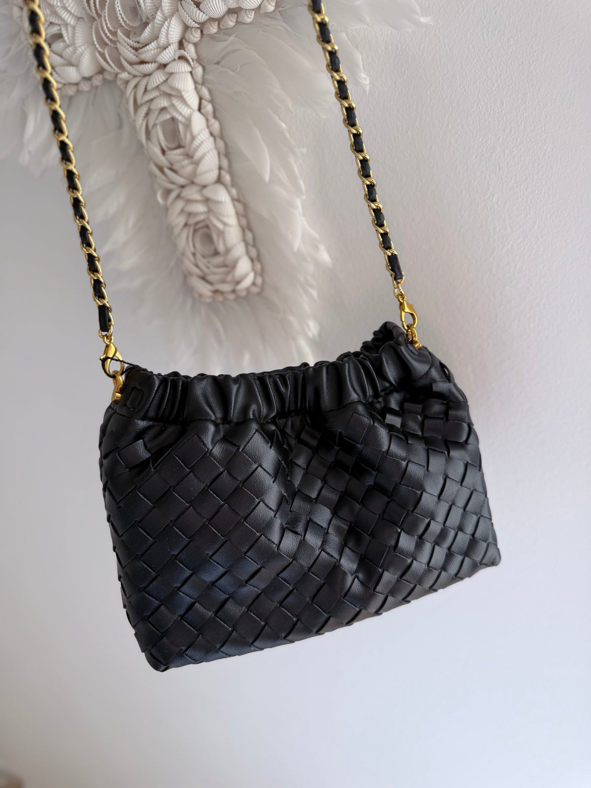 Sac Tressé - Noir - ROSABAYA